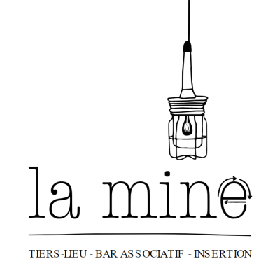 Logo La Mine tiers-lieu bar associatif insertion.