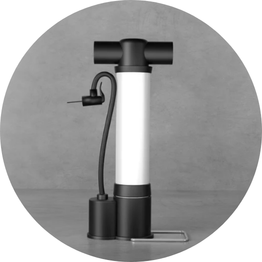 Pompe à vélo manuelle