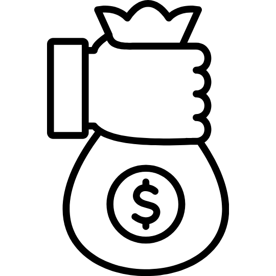 icone bourse d'argent